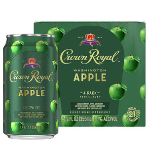 
                  
                    Load image into Gallery viewer, Crown Royal Washington Apple 4pk Cans
                  
                